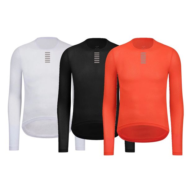 Chaquetas de ciclismo RISESBIK para hombre capa base de manga larga bicicleta deportes camisa ropa interior carreras bicicleta camiseta 231020