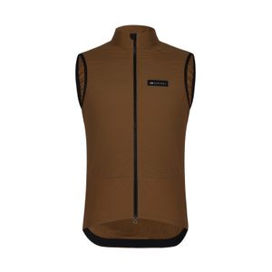 Cycling Jackets SPEXCEL Updated Winter Windproof And Thermal Fleece Cycling Vest 2 layer Cycling Gilets With 3 Back pockets Brown 230209