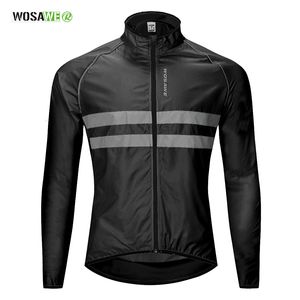 Chaquetas de ciclismo Chaqueta de ciclismo impermeable a prueba de lluvia Hombres Mujeres Chaleco reflectante seguro Correr Montar Abrigo de viento Chubasquero de bicicleta Chaqueta de lluvia para bicicleta 230829