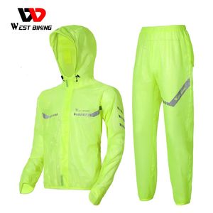 Chaquetas de ciclismo WEST BIKING Ciclismo impermeable impermeable transpirable chaqueta de ciclismo ropa reflectante hombres deportes MTB bicicleta impermeable Ciclismo 231021