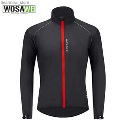 WOSAWE réfléchissant Portable veste de cyclisme coupe-vent imperméable VTT vtt vent manteau course équitation vélo coupe-vent 24329