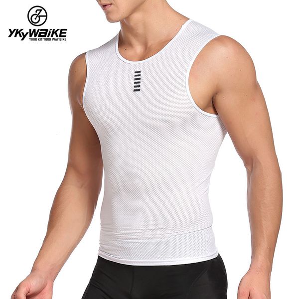 Cyclisme Vestes YKYWBIKE Mode Hommes Cyclisme Maillot Cyclisme Gilet VTT Vélo De Route Vélo Gilet Maille Sous-Vêtements Cyclisme Base Couches Vêtements 230627