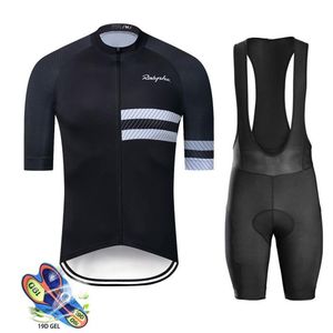 Wielertrui 2021 Triathlon Mannen Fietsen Set Korte Mouw Ademend Mtb Maillot Ropa Ciclismo Zomer Fietsen Clothing295H