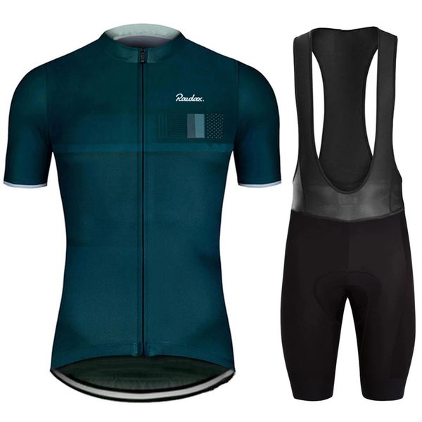 Jersey de cyclisme 2024 hommes Summer Anti-UV Jersey Set Breathable Racing Sport Bicycle Jersey Vêtements cyclistes Suit240417