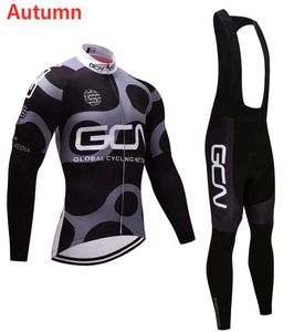 Maillot de cyclisme Kit 2020 Pro Team GCN automne manches longues vêtements de cyclisme hommes femmes vtt vélo vêtements bavoir pantalon kit Ropa Ciclismo6304006