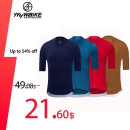 Maillot de cyclisme hommes femmes respirant VTT vêtements séchage rapide course vélo chemise italie MITI ourlet route haut 220614