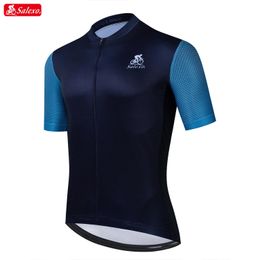 Jersey à vélo pour hommes Summer Mtb Bike Jersey Shirt Maillot Ciclismo Bicycle Clothing Breathable Salexo Cycling Clothes 240328