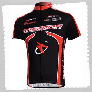 Wielertrui Pro Team MERIDA heren zomer sneldrogend sportuniform mountainbike shirts racefiets tops racekleding buitensportkleding Y21041214