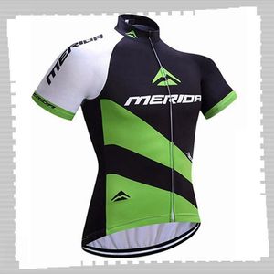 Jersey de ciclismo Pro Team MERIDA para hombre Verano de secado rápido Uniforme deportivo Camisas de bicicleta de montaña Tops de bicicleta de carretera Ropa de carreras Outdoor281V