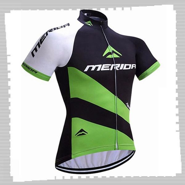 Maillot de cyclisme Pro Team MERIDA Hommes Été Séchage rapide Uniforme de sport Chemises de vélo de montagne Hauts de vélo de route Vêtements de course Outdoor281V