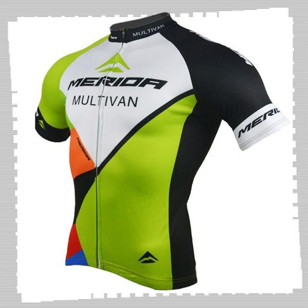 Jersey de ciclismo Pro Team MERIDA para hombre Verano de secado rápido Uniforme deportivo Camisas de bicicleta de montaña Tops de bicicleta de carretera Ropa de carreras Outdoor3005