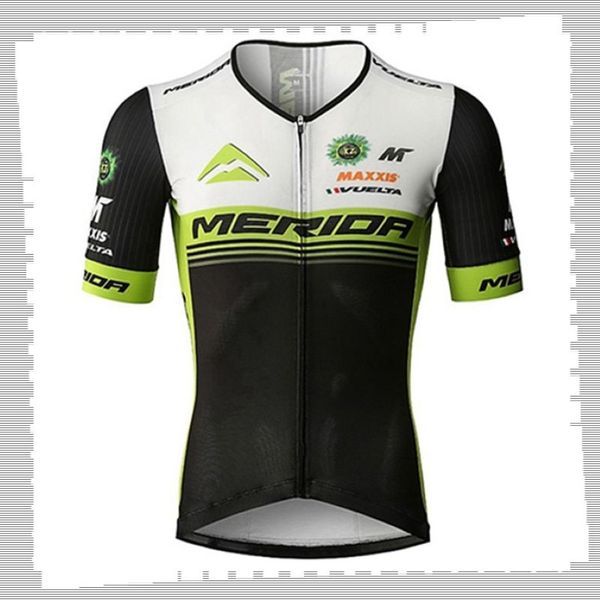 Cycling Jersey Pro Team Merida Mens Summer Sports Sports rapides Uniform de vélo de montagne Route Bicycle Tops Racing Vêtements Outdoor220U