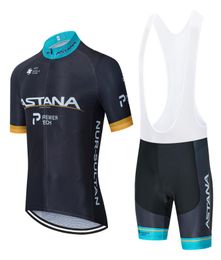 Cycling Jersey Set 2020 Pro Team Astana Cycling Clothing Summer Ademende MTB Bike Jersey Bib Shorts Kit Ropa Ciclismo3948353