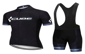 Cycling Jersey Set 2020 Pro Team Cube Cycling Clothing Menwomen Summer Ademende MTB Bike Jersey Bib Shorts Kit Ropa Ciclismo6241536