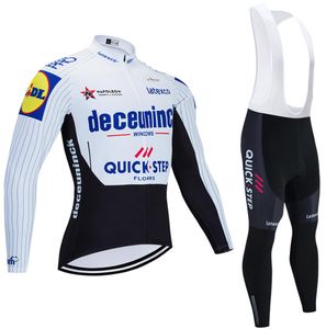 Jersey de cyclisme set 2020 Pro équipe rapide étape hivernale thermique thermique Vêtements cyclistes MTB Bike Bib Pantal