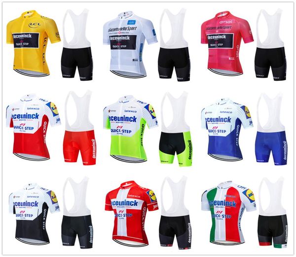 Maillot de cyclisme ensemble 2020 Pro équipe Quick step vêtements de cyclisme été respirant vtt vélo maillot cuissard kit Ropa Ciclismo5069681
