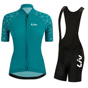 Conjunto de jersey de ciclismo Ropa Mujer Pantalones cortos de mujer Ropa de mujer Conjunto de bicicleta de montaña Ropa deportiva LIV 230725