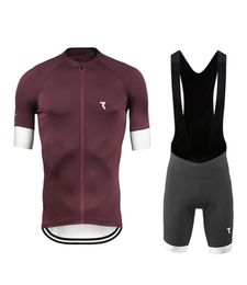 Wielertrui Set Zomer Ademend Fietskleding Racing Sport Fiets Jersey Ropa Ciclismo Heren Antislip Bib Gel Suit9628955