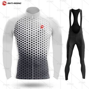 Maillot De cyclisme ensemble hiver polaire thermique hommes Sport vêtements De cyclisme vtt maillots De vélo uniforme De vélo Ropa De Hombre 240119