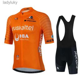 Ensembles maillot de cyclisme 2023 Euskaltel Euskadi ensemble de Maillot de cyclisme été vêtements de cyclisme hommes Kits vélo de route chemises costume vélo cuissard vtt MaillotL240108