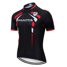 Ensembles de maillots de cyclisme 2023 Kuota manches courtes hommes ensemble respirant vtt Maillot Ciclismo Sports de plein air bavoir pantalon été livraison directe Outdo Otw59