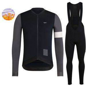 Ensembles de maillots de cyclisme 2023 POIPHOI vélo de route vêtements d'hiver homme à manches longues ensemble thermique polaire Maillot Ciclismo garder au chaud 230922