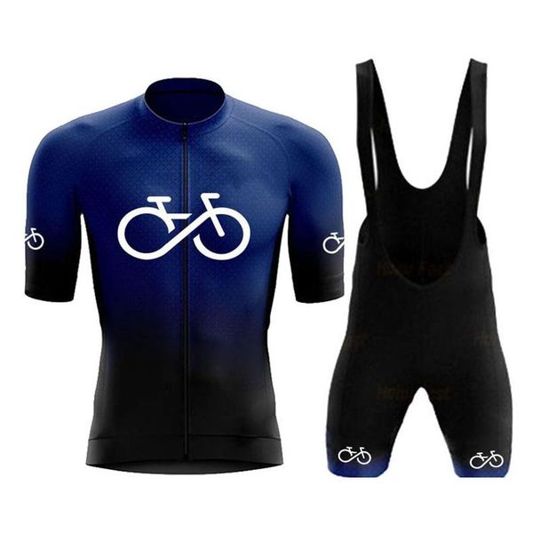 Ensembles de maillots de cyclisme 2023 Été Hommes Vêtements Shorts VTT Cycle Complet Mâle Uniforme Route Veste Pantalon Gel Vélo Costume Sport Ensemble Dr Dhyio