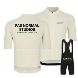 Cycling Jersey Sets 2024 PNS Ciclismo été Maillot à manches courtes PAS NORMAL STUDIOS vêtements de cyclisme respirant Maillot Ciclismo Hombre ensemble 231023