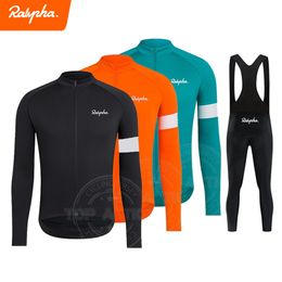 Maillot de cyclisme ensembles automne maillot de cyclisme Raphaful hommes printemps à manches longues vêtements Ciclismo vêtements de vélo Triathlon Profession ensemble de cyclisme 230306