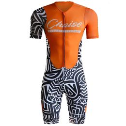 Wielertrui Sets Chaise schaatspak uci sportkleding Mannen Triathlon pakken zomer Fietskleding racefiets jumpsuit ropa de ciclismo mtb team kit 230727