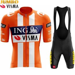 Cycling Jersey Sets Vêtements de cyclisme 2024 hommes nouvel été vélo Uniforme séchage rapide cyclisme Maillot ensemble vtt vêtements Maillot Ropa Ciclismo vélo chemise L240108