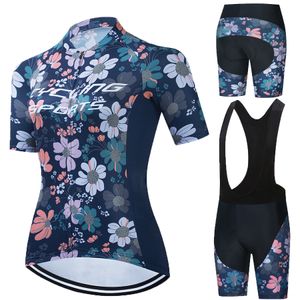 Maillot de cyclisme ensembles cyclisme femme vêtements vêtements pour femmes ensembles VTT femme ensemble vélo maillot shorts vêtements de sport équipement de gros 230612