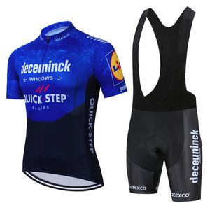 Ensembles de maillots de cyclisme Deceuninck QuickStep Ensemble de maillots de cyclisme VTT Maillot Vêtements de cyclisme d'été Chemises de vélo de route Costume Hauts de vélo Ropa Ciclismo 230626