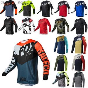 Jersey de ciclismo Sets Enduro MTB Cycling Seve Cycling Jersey Camisa descendente Camiseta Motocross Camiseta MX Montaña Ropa de bicicleta de montaña Http Mtb Jersey L48