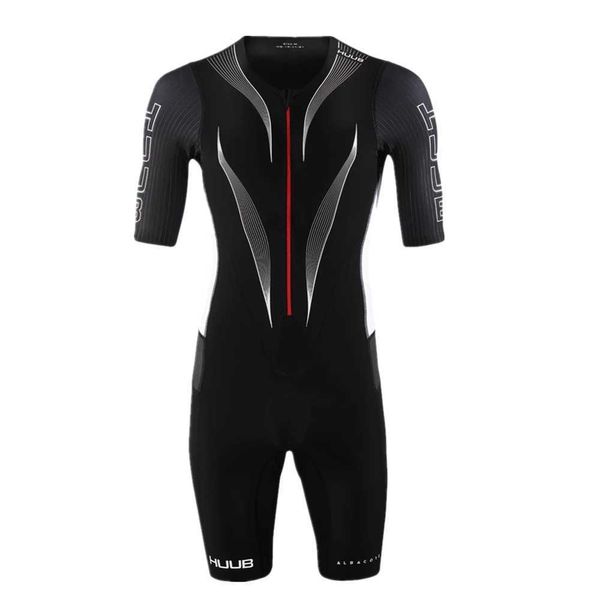 Ciclismo Jersey Conjuntos HUUB Hombres ciclismo jersey triatlón ropa tri traje skinsuit ropa ciclismo hombre bicicleta cuerpo deporte nadar correr mono J230422