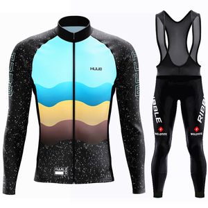 HUUB Heren Outfit Kledingset Lange uniformkleding Racefiets 2024 Heren Herfst Pak Mouw Been Mtb Jumper Broek 230920