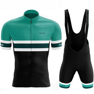 Cycling Jersey Sets Huub Team Cycling Jersey Korte Mouw Men Bicycle Set Road Bike Shirt Suit MTB Maillot Ropa Ciclismo Cycling Clothing 230417