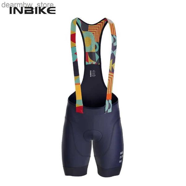 Jersey cycliste sets Inbike Mens Mtb Cycling Bib Shorts Bike Riding Pantal