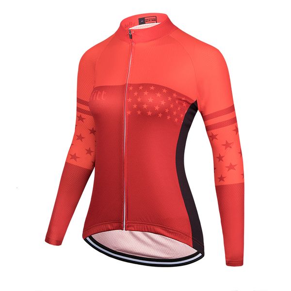 Conjuntos de jersey de ciclismo Kafitt Ciclismo Camisa de manga larga Blusas de secado rápido Ropa de ciclismo para mujer Ropa de bicicleta de verano Uniforme Mtb Ms 230830