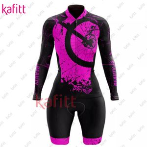 Ensembles de maillots de cyclisme Kafitt Professional Women s Long Sleeve Casual Suit Mountain Bike Clothing Macaquinho Ciclismo Feminino Jumpsuit 230705