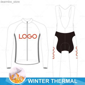 Cycling Jersey Sets Man Hechor Cycling Jersey Chaleco de ciclismo Invierno Ropa de invierno