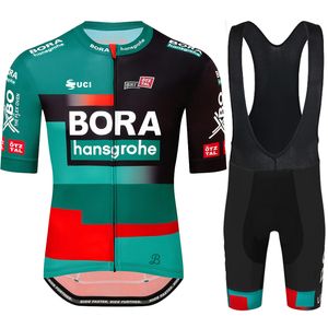 Jersey de cyclisme ensembles de vélo de vélo pour hommes UCI Bora Vêtements pour hommes ensembles de maillot d'été