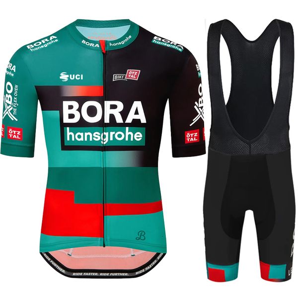 Conjuntos de jersey de ciclismo Chaqueta de ciclismo para hombre Bicicleta de montaña UCI BORA Ropa Conjuntos para hombre Camisa de jersey de verano Bicicleta Mtb Tricuta Conjunto de traje de hombre Pantalones 230801