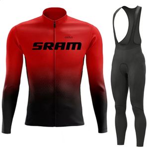 Ensembles de maillots de cyclisme hommes printemps automne vêtements de cyclisme ensemble pantalon Ropa Ciclismo vêtements de vélo vtt vélo à manches longues Jersey vêtements 231116