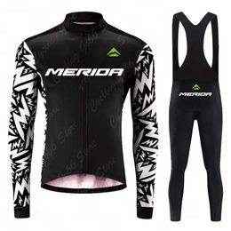 Cyclisme Jersey Ensembles Merida Printemps VTT maillot Vélo De Route Chemises Automne Ensemble À Manches Longues Vélo Vêtements Équitation Sportswear 230728