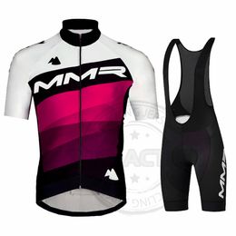 Cycling Jersey stelt MMR Summer Men's Racing Jersey Jacket Triathlon Jersey Quick Drying Jersey Jersey Suit Ropa Ciclismo 230812