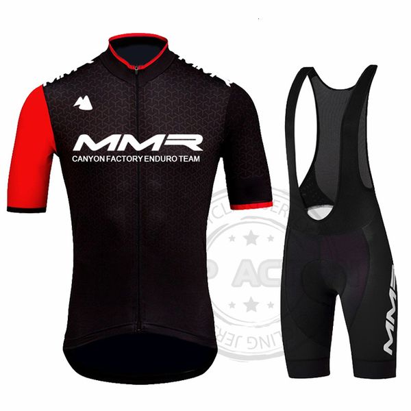 Ensembles de maillots de cyclisme MMR Summer Mens Kit Professional Team Survêtement Shortsleeve Triathlon MTB Outdoor 230821