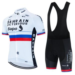 Ensembles de maillots de cyclisme vêtements vtt homme Pro Team 2023 vêtements de sport ensemble de sport Bahreïn vélo costume pour hommes été vélo Tricuta vêtements Cycle 230823
