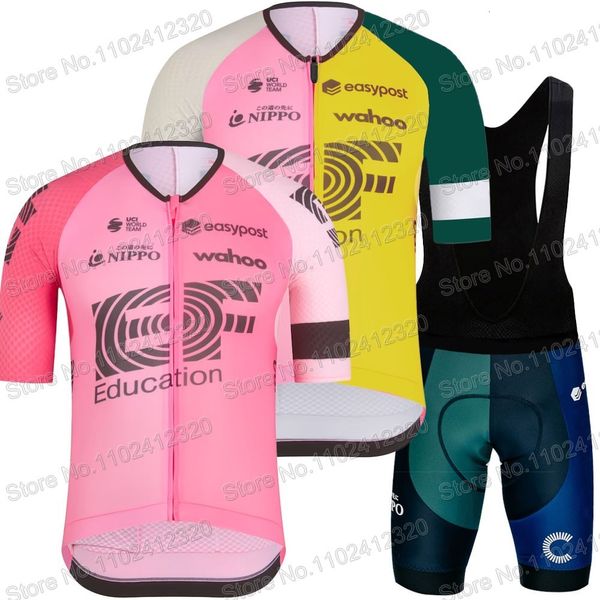 Maillot de cyclisme ensembles Nippo équipe ensemble hommes rose vêtements vélo de route chemises costume vélo cuissard vtt Ropa Maillot 230728