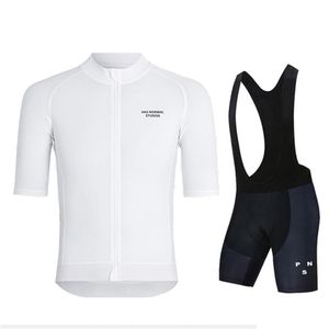 Ensembles de maillots de cyclisme PAS NORMAL STUDIOS marque blanc PNS été hommes sport chemise à manches courtes vêtements de vélo de montagne Ciclism 22092860